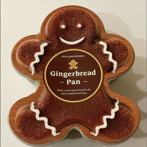 William Sonoma Holiday Gingerbread Cake Pan Nordic Ware New